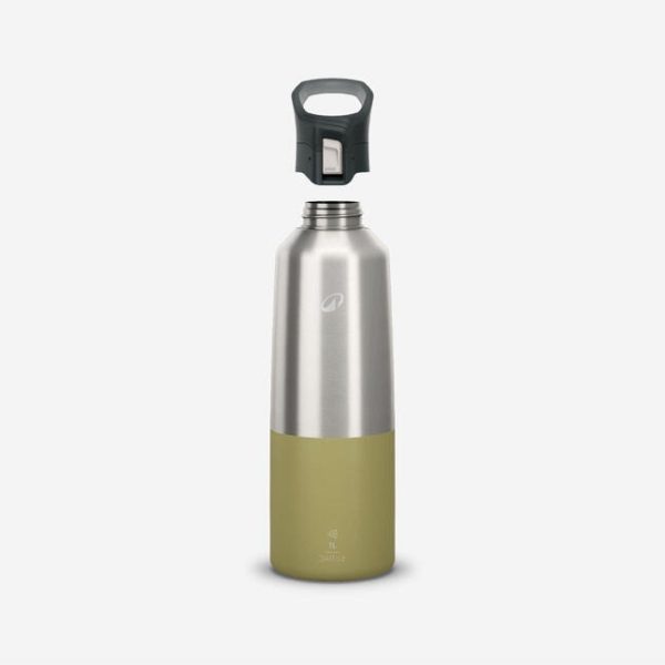 ترموس کمپ و کوهنوردی-QUECHUA Thermos 1L Practical Lid 900-خاکی - Image 8
