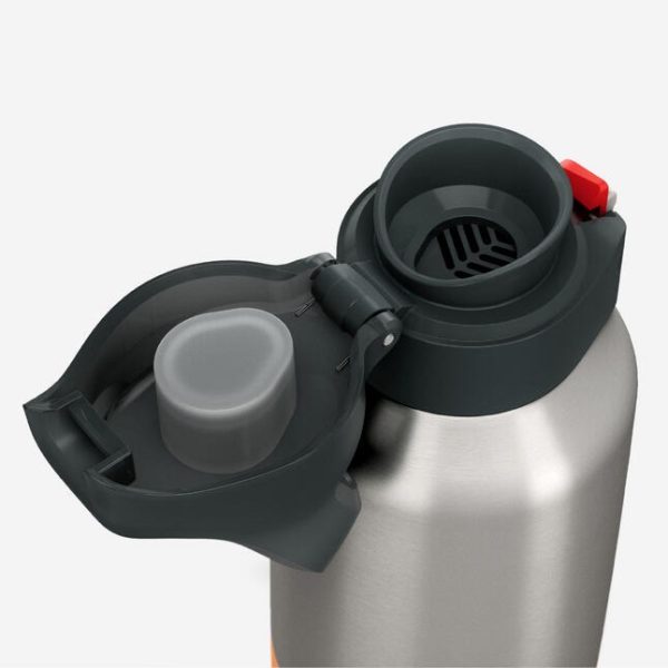 ترموس کمپ و کوهنوردی-QUECHUA Thermos 1L Practical Lid 900-خاکی - Image 6