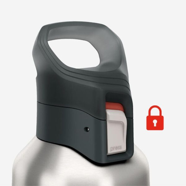 ترموس کمپ و کوهنوردی-QUECHUA Thermos 1L Practical Lid 900-خاکی - Image 3