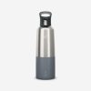 ترموس کمپ و کوهنوردی-QUECHUA Thermos 1L Practical Lid 900-خاکستری