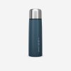ترموس کمپ و کوهنوردی-QUECHUA Stainless Steel Hiking Thermos 1 Liter-آبی