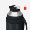 ترموس کمپ و کوهنوردی-QUECHUA Thermos 0.7L Practical Lid 900-خاکستری تیره - Image 6
