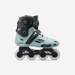 اسکیت بزرگسال-OXELO Adult Skates MF500-سبز/مشکی