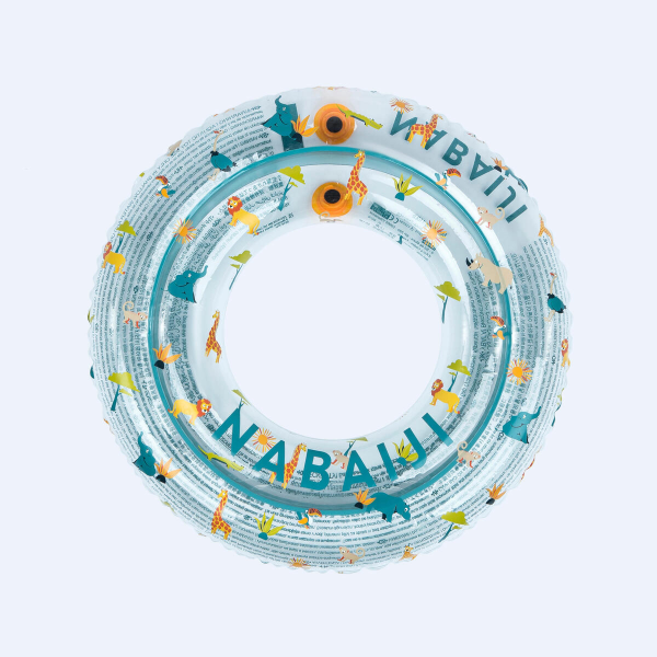 حلقه شنا بچگانه - Nabaiji Tropical Patterned - آبی (65CM) - Image 4