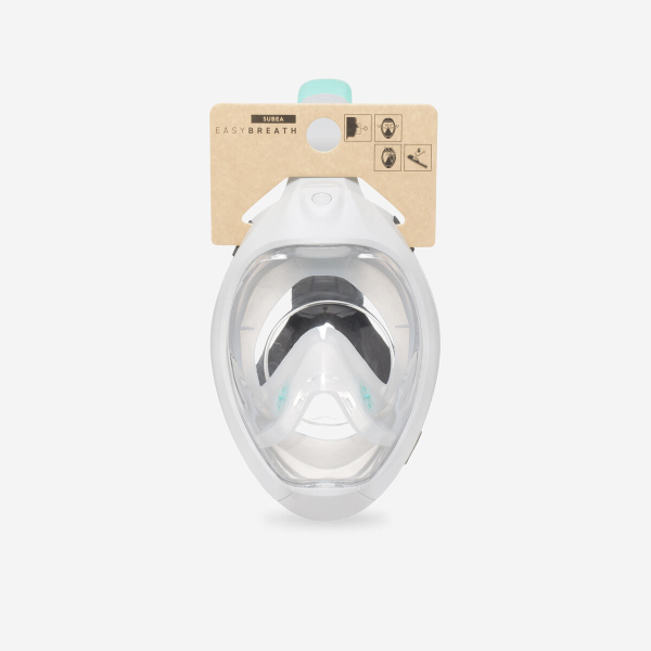 ماسک غواصی بزرگسالان سوبیا SUBEA Easybreath - سفید - Image 8