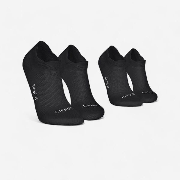 جوراب پیاده روی و دومیدانی کیپ ران - KIPRUN Run 500 - مشکی