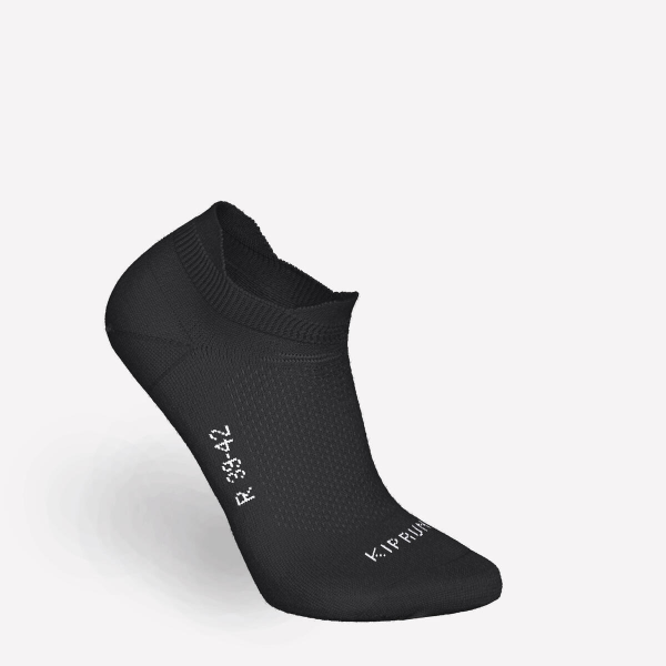 جوراب پیاده روی و دومیدانی کیپ ران - KIPRUN Run 500 - مشکی - Image 4
