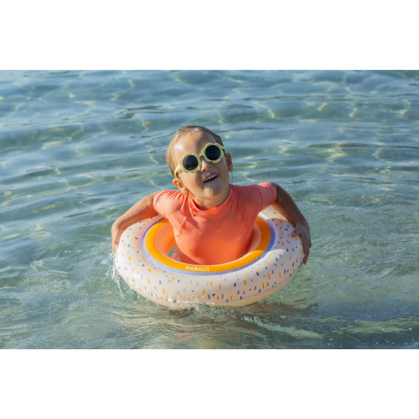 حلقه شنا بچگانه - Nabaiji Inflatable Swim Ring - کرم (51CM) - Image 7