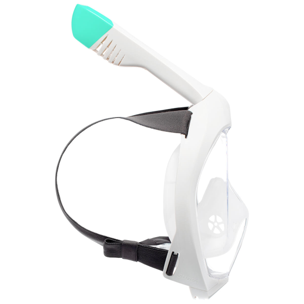 ماسک غواصی بزرگسالان سوبیا 500 SUBEA Easybreath - سفید - Image 4