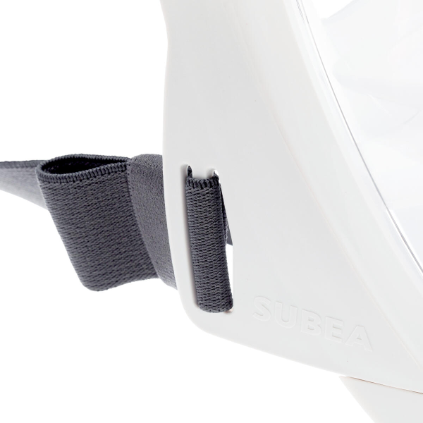 ماسک غواصی بزرگسالان سوبیا 500 SUBEA Easybreath - سفید - Image 8