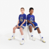 کفش بسکتبال بچگانه تارماک TARMAK NBA Lakers FAST 900 LOW-1- سفید/زرد/آبی - Image 10