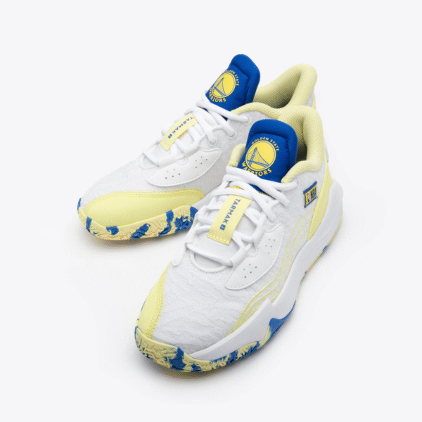 کفش بسکتبال بچگانه تارماک TARMAK NBA Lakers FAST 900 LOW-1- سفید/زرد/آبی - Image 4