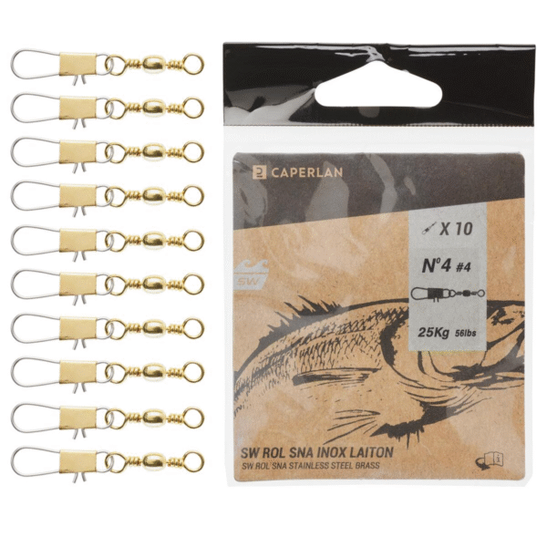 گیره هرزگرد ماهیگیری دکاتلون انکر - ANCHOR Stainless Clip Swivel - ده عددی - Image 7