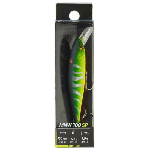 طعمه ماهیگیری دکاتلون انکر - ANCHOR 100 Firetiger - ده سانتی متر - سبز - Image 2