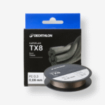 نخ ماهیگیری بافته شده دکاتلون انکر - ANCHOR Fishing Line TX8 - خاکستری