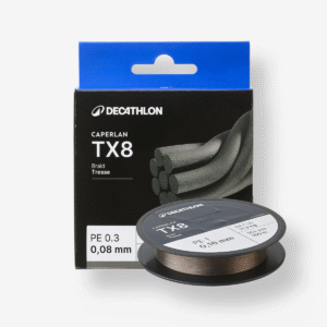 نخ ماهیگیری بافته شده دکاتلون انکر - ANCHOR Fishing Line TX8 - خاکستری