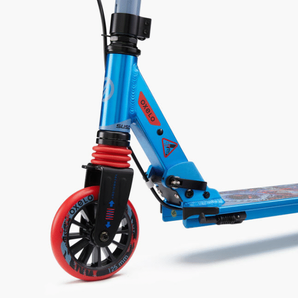 اسکوتر بچگانه OXELO Kids Scooter - MID5 - آبی/قرمز - Image 4