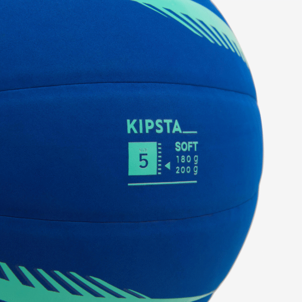 توپ والیبال دکاتلون کیپستا KIPSTA vb500 Soft سایز 5 - آبی/سبز - Image 6