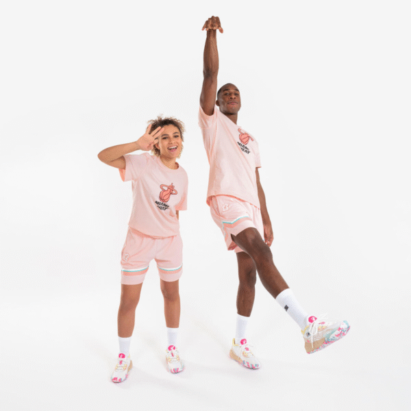 شلوارک بسکتبال دکتلون تارماک -TARMAK Unisex Basketbol SH 900 - صورتی - Image 3