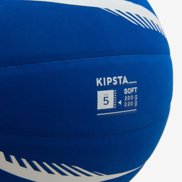 توپ والیبال دکاتلون کیپستا KIPSTA vb500 Soft سایز 5 - آبی/سفید - Image 4