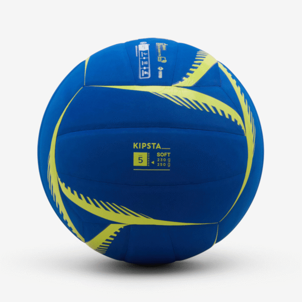 توپ والیبال دکاتلون کیپستا KIPSTA vb500 Soft سایز 5 - آبی/زرد - Image 7