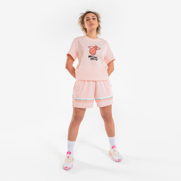 تی شرت بسکتبال تارماک TARMAK NBA Chicago Bulls TS 900- صورتی - Image 4