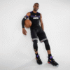تی شرت بسکتبال تارماک TARMAK UT500 NBA Los Angeles Lakers- مشکی - Image 2