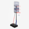 حلقه بسکتبال قابل تنظیم دکتلون - TARMAK K900 V2 - مشکی/آبی - Image 2