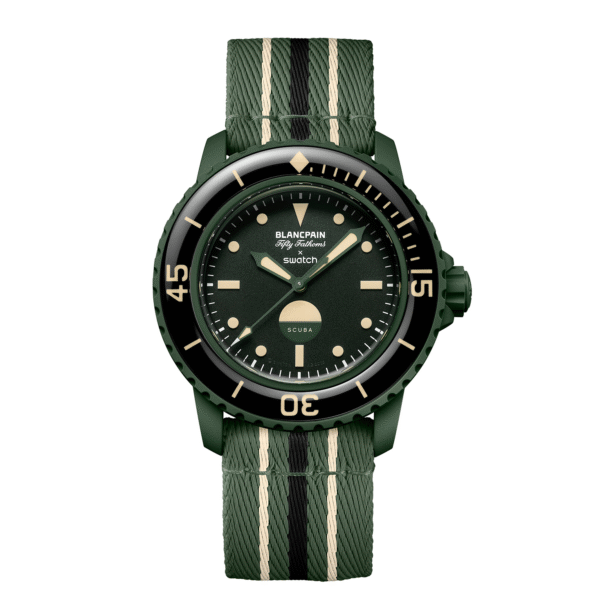 ساعت بلان پن سواچ - BLANCPAIN X SWATCH GREEN ABYSS