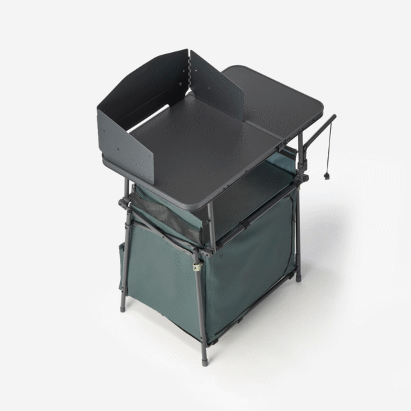 کابینت تاشو کمپ و کوه نوردی - QUECHUA Kitchen Cabinet - L - سبز - Image 3