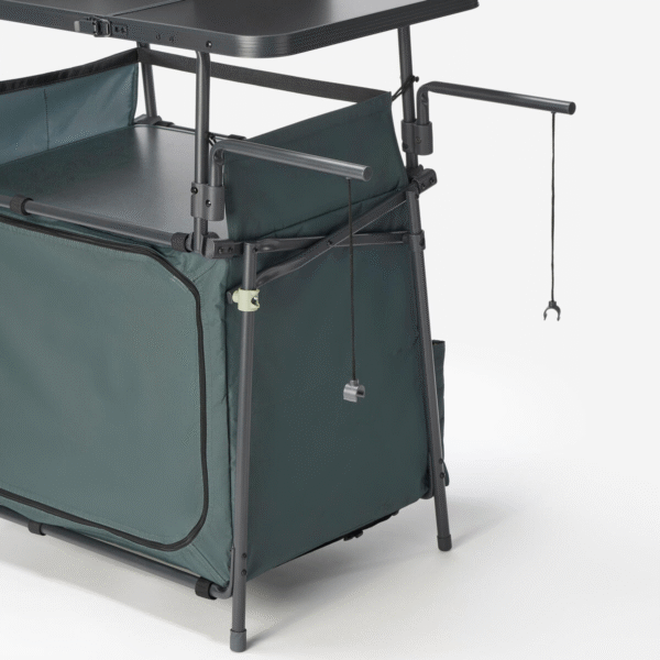 کابینت تاشو کمپ و کوه نوردی - QUECHUA Kitchen Cabinet - L - سبز - Image 8