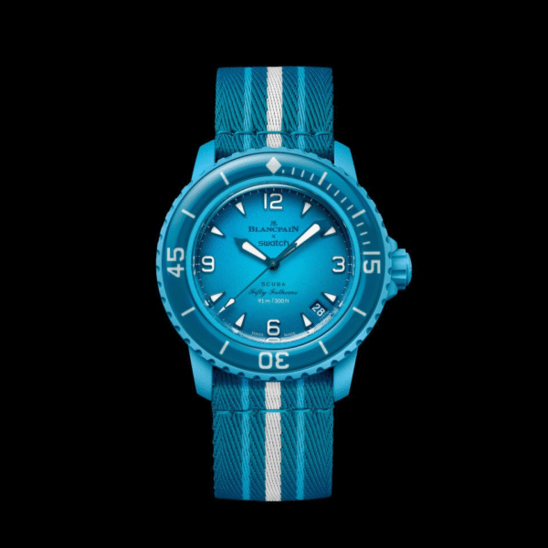 ساعت بلان پن سواچ – BLANCPAIN X SWATCH BLUE LAGOON - Image 3