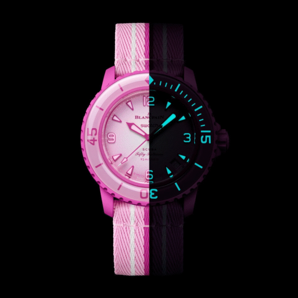 ساعت بلان پن سواچ – BLANCPAIN X SWATCH PINK OCEAN - Image 5