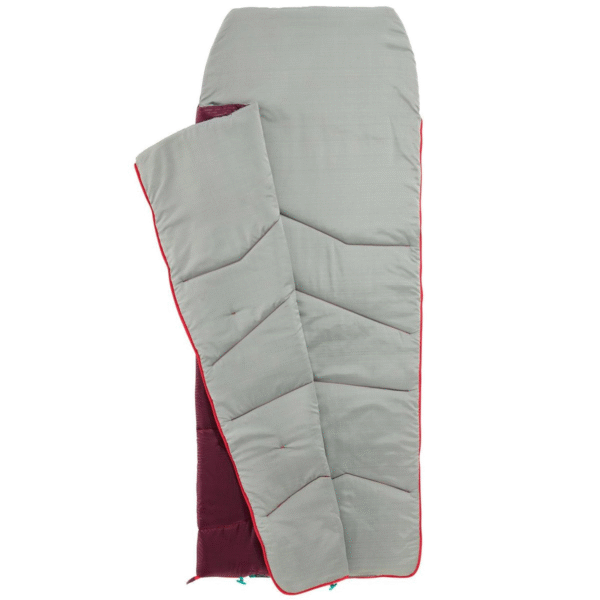 کیسه خواب بچگانه کمپ و کوه نوردی - QUECHUA - MH100 - زرشکی - Image 11