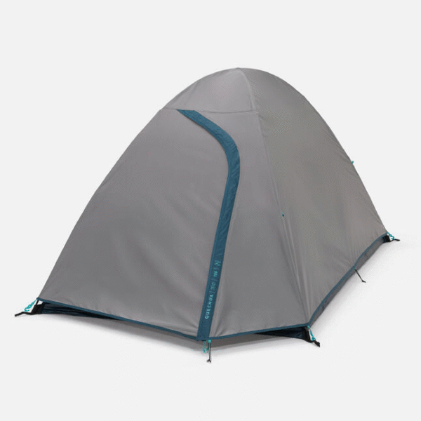 چادر کمپ و کوهنوردی QUECHUA 2 Person MH100 - خاکستری - Image 6