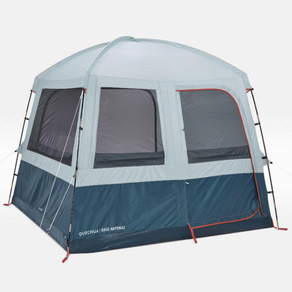 چادر کمپ و کوهنوردی QUECHUA Canopy - 6 Person - Arpenaz Base - آبی/سبز - Image 5