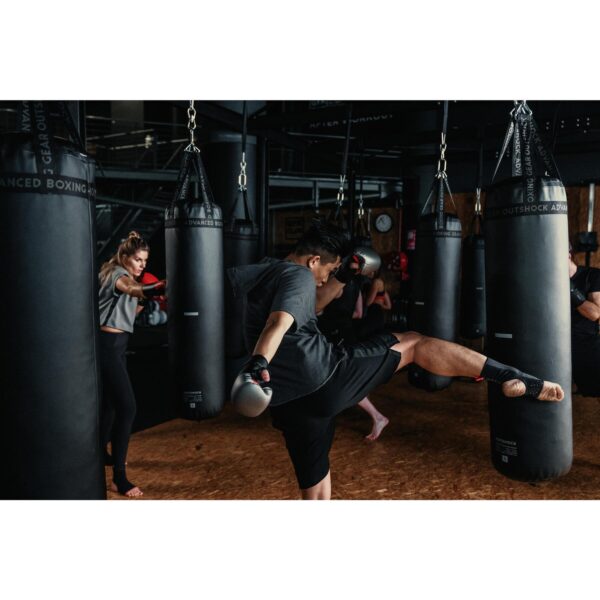 مچ بند طبی بوکس اوتشاک دکتلون - OUTSHOCK Combat Sports Ankle Brace - مشکی/قرمز - Image 6