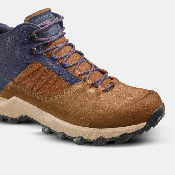 کفش مردانه ضدآب دکتلون کچوا - QUECHUA Waterproof MH500 Mid - قهوه ای - Image 4