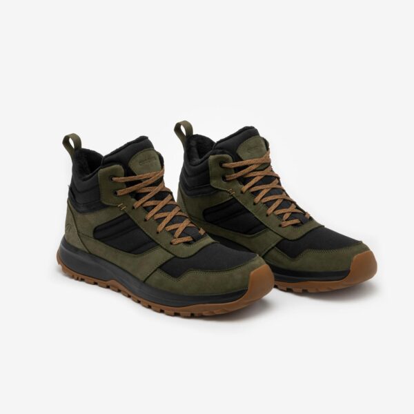 کفش مردانه ضدآب دکتلون کچوا - QUECHUA Waterproof NH500 Mid - سبز تیره - Image 7