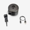 پمپ باد قابل شارژ دکتلون - QUECHUA USB-C Rechargeable Electric Pump - مشکی