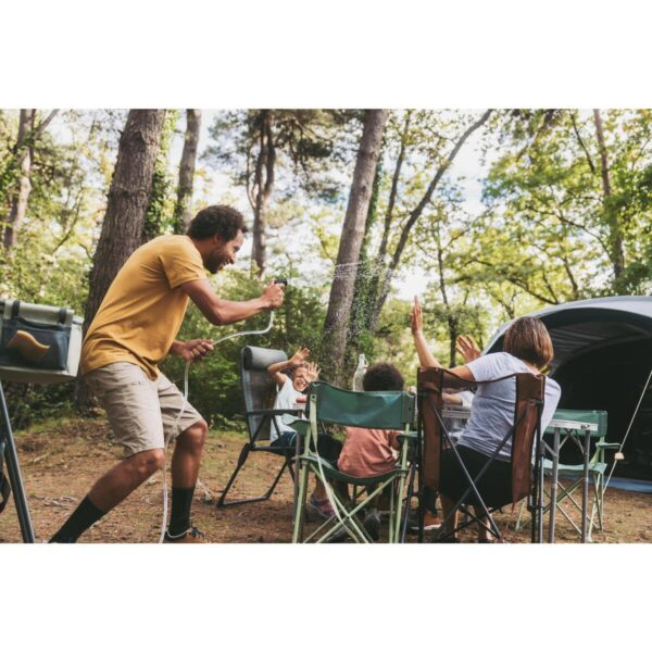 صندلی تاشو کمپ و کوه نوردی دکتلون - QUECHUA Reclining Foldable Camping Chair - Comfort - خاکستری - Image 11