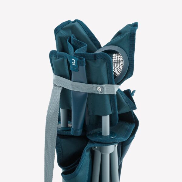 صندلی تاشو کمپ و کوه نوردی دکتلون - QUECHUA Folding Camping Chair - آبی - Image 9