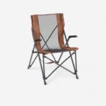 صندلی تاشو کمپ و کوه نوردی دکتلون - Comfortable Folding Camping Chair - آجری