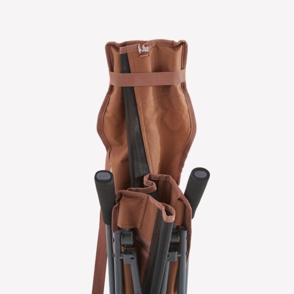 صندلی تاشو کمپ و کوه نوردی دکتلون - Comfortable Folding Camping Chair - آجری - Image 5