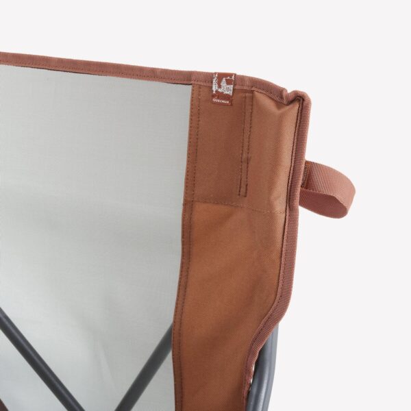 صندلی تاشو کمپ و کوه نوردی دکتلون - Comfortable Folding Camping Chair - آجری - Image 9