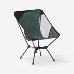 صندلی تاشو کمپ و کوه نوردی دکتلون - QUECHUA Foldable Low Camping Chair - M Size - 500 - سبز