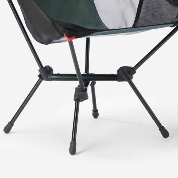 صندلی تاشو کمپ و کوه نوردی دکتلون - QUECHUA Foldable Low Camping Chair - M Size - 500 - سبز - Image 8