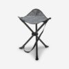 صندلی تاشو کمپ و کوه نوردی دکتلون - QUECHUA Outdoor Camping Stool - 110 Kg - خاکستری