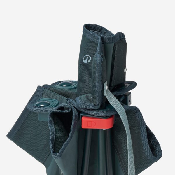 صندلی تاشو کمپ و کوه نوردی دکتلون - QUECHUA Foldable Low Camping Chair - M Size - 100 - خاکستری - Image 3