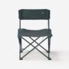 صندلی تاشو کمپ و کوه نوردی دکتلون - QUECHUA Foldable Low Camping Chair - M Size - 100 - خاکستری - Image 2
